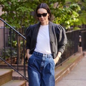 soldout.nyc The Yay To Bouclé Jacket In Charcoal XS